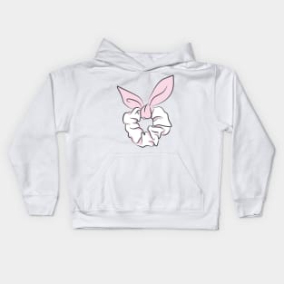 cute hair scrunchie Kids Hoodie